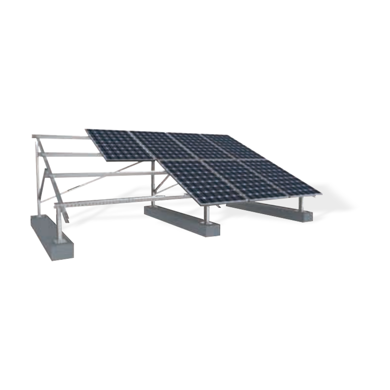 Sistema di montaggio fotovoltaico in acciaio tipo C per centrale fotovoltaica a terra